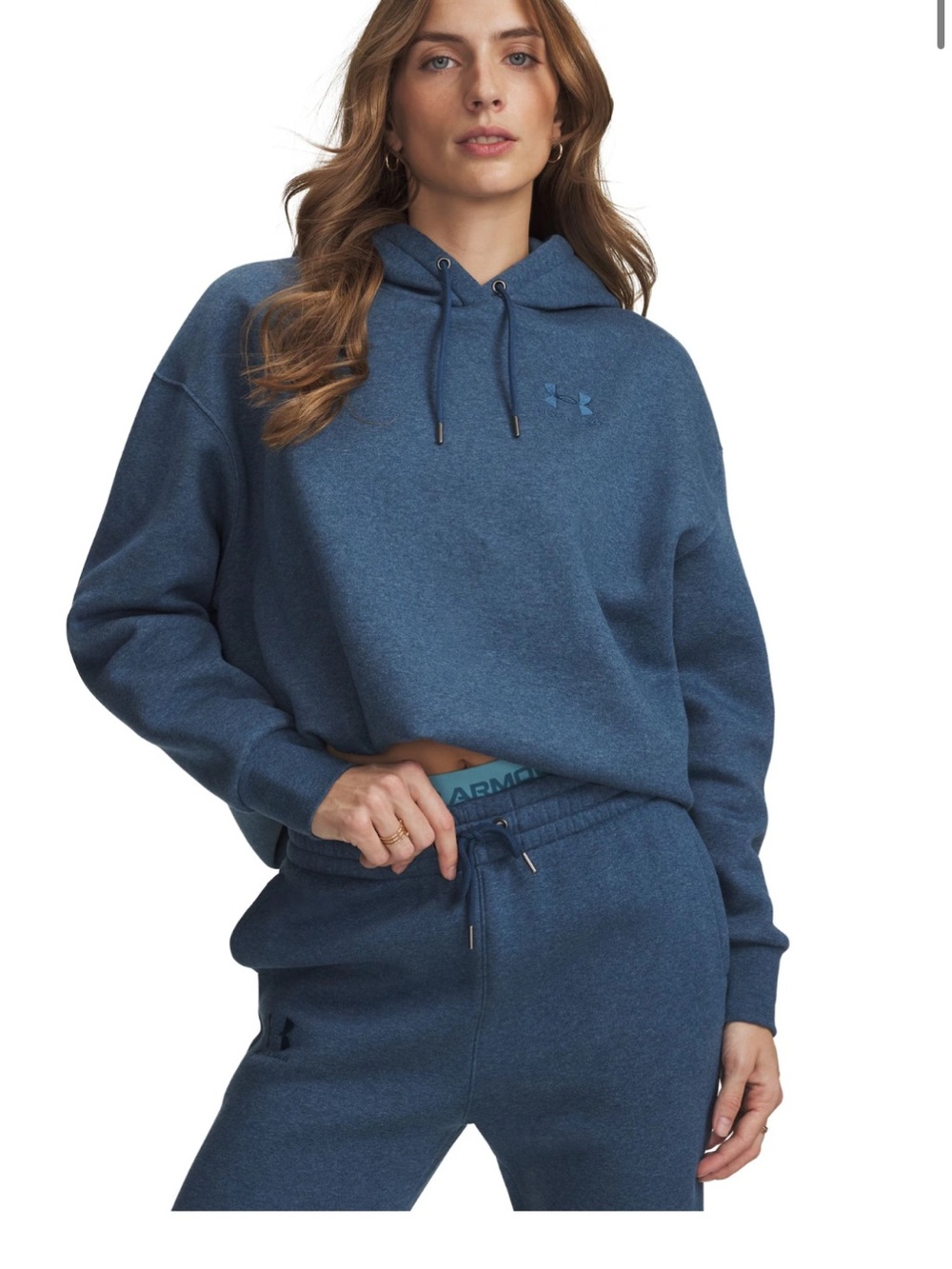 Under Armour Women’s Light Blue Hoodie with White Logo
